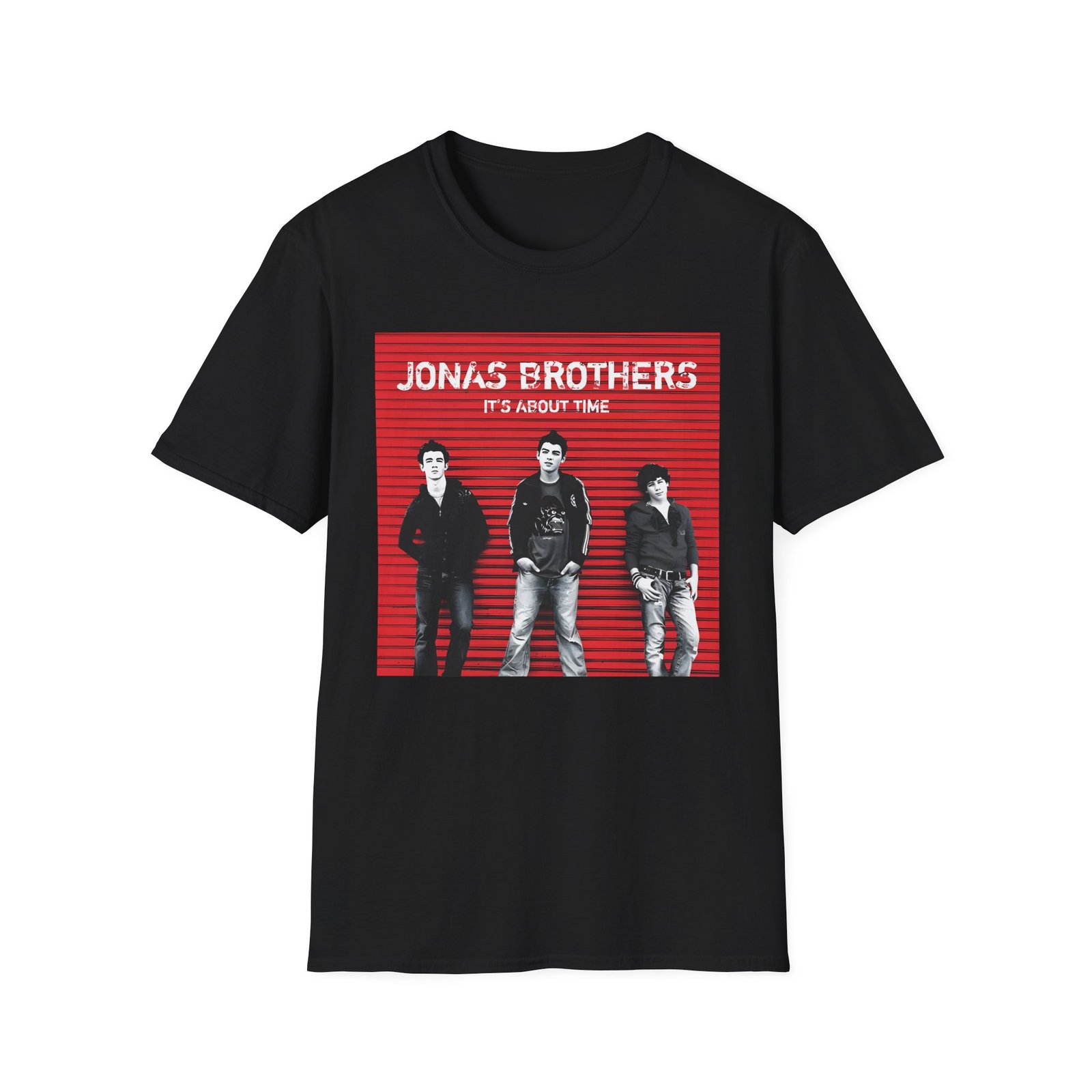 Jonas Brothers It's About Time Unisex Softstyle T-Shirt