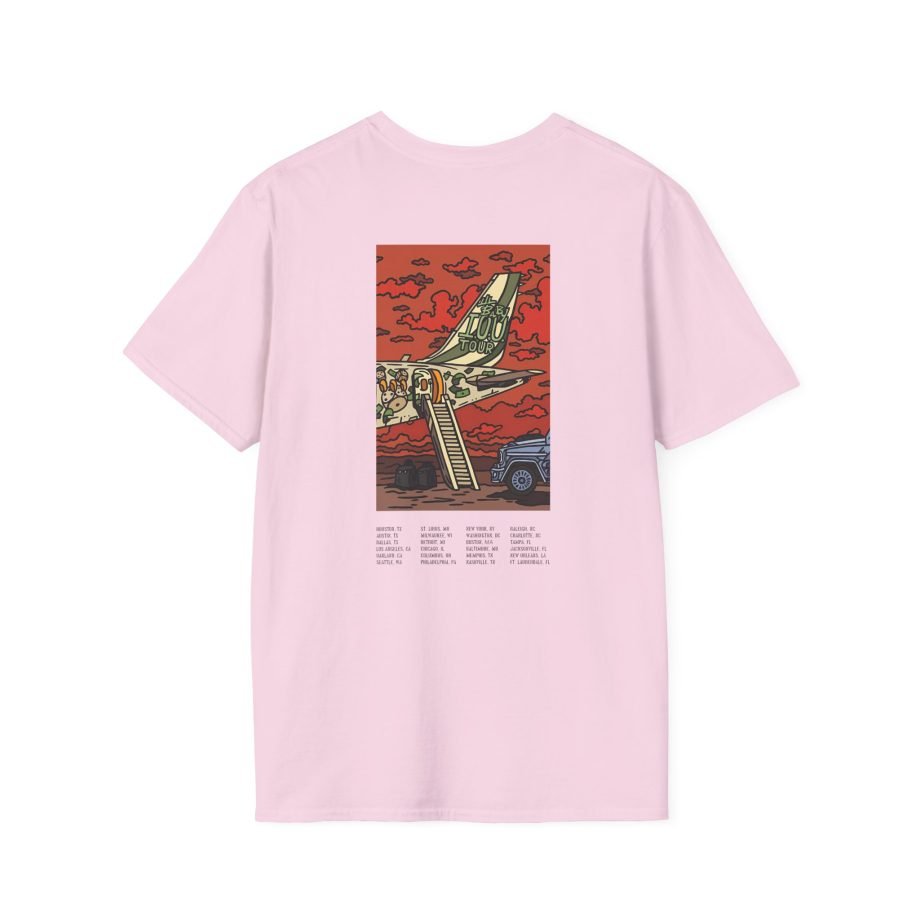 Lil Baby Iou Tour Flying Unisex Softstyle T-Shirt