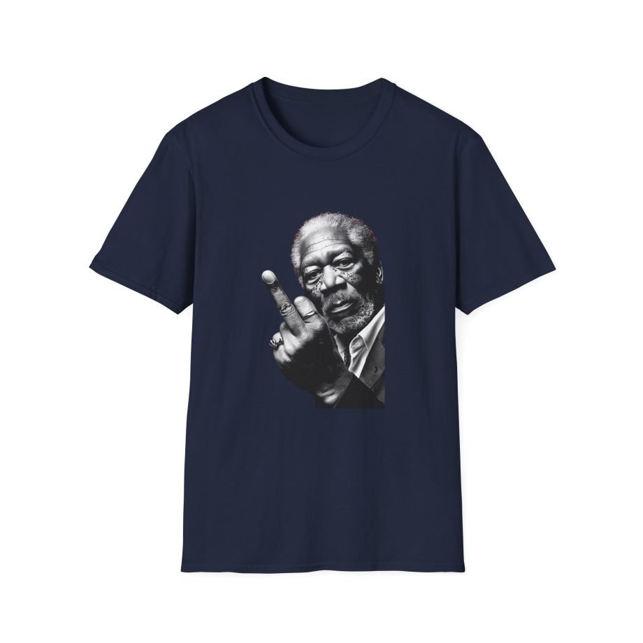 Morgan Freeman Middle Finger Unisex Softstyle T-Shirt