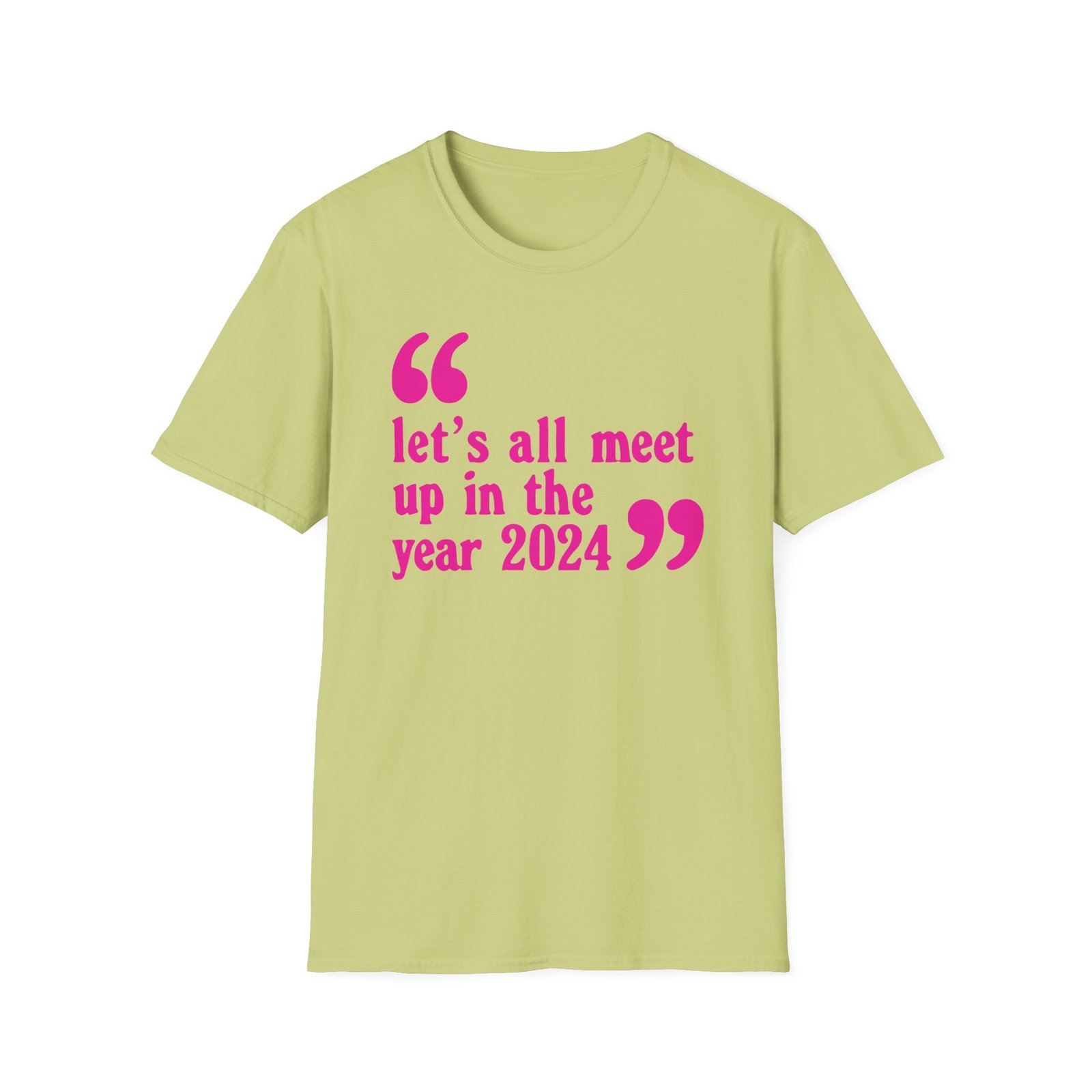 Pulp Let’s All Meet Up Ecru Unisex Softstyle T-Shirt