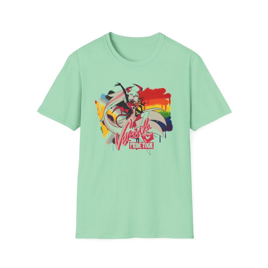 Helluva Boss Verosika Micro Ribbed Unisex Softstyle T-Shirt