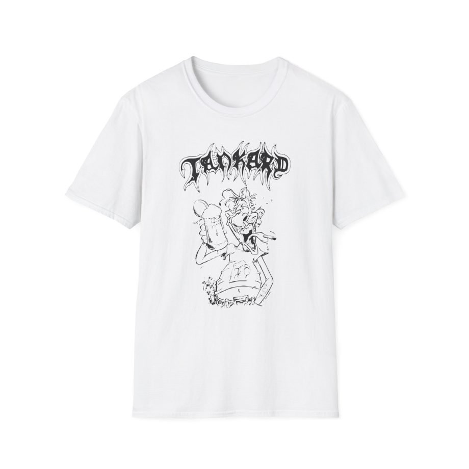 Tankard Freibier Für Alle , Sonst Gibts Krawalle Unisex Softstyle T-Shirt
