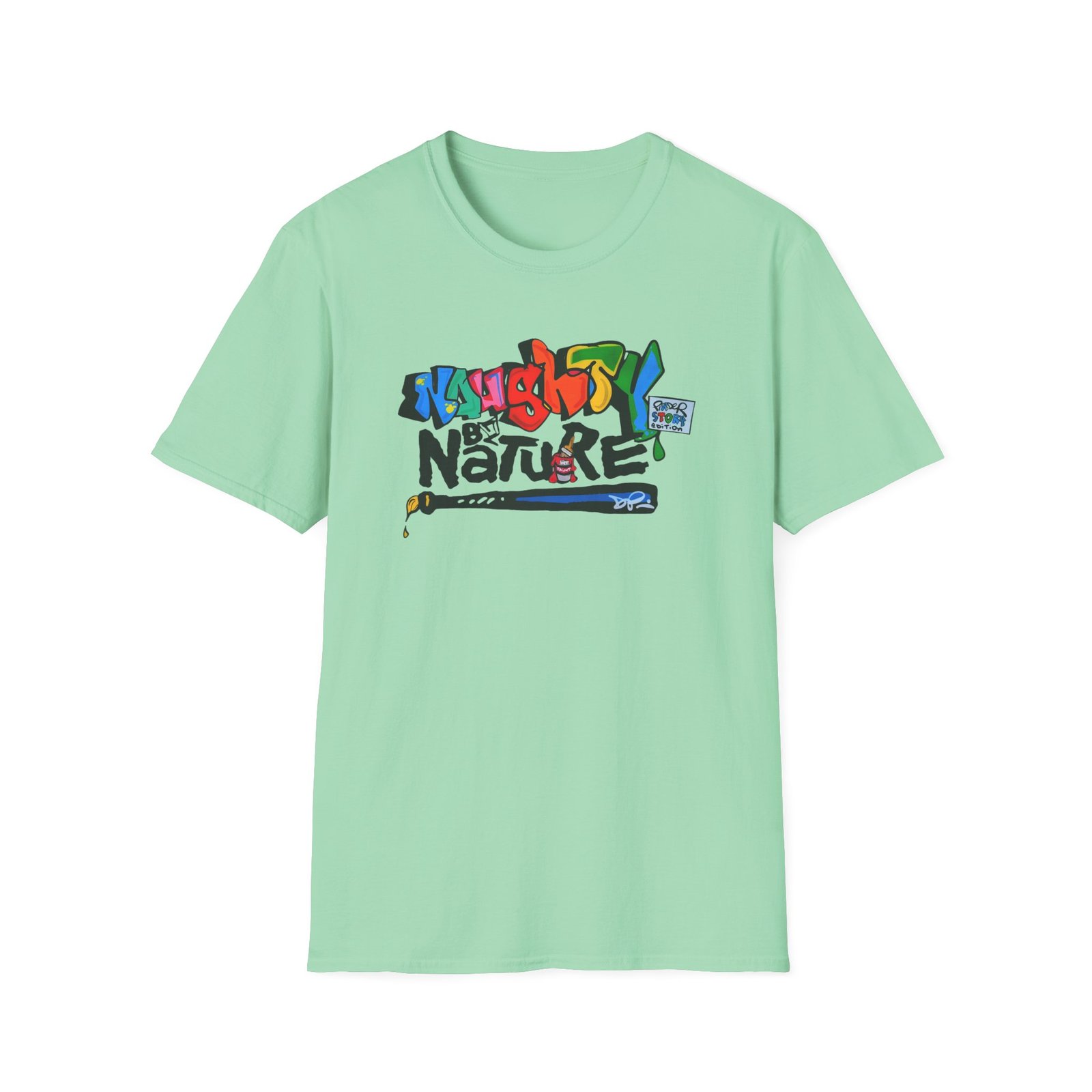 Naughty by Nature X Pinder Story Edition Unisex Softstyle T-Shirt