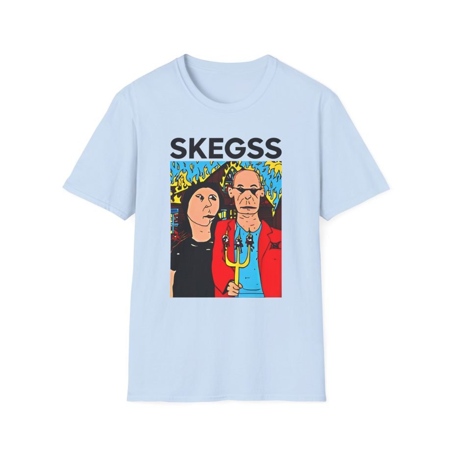 Skegss Gothic America Unisex Softstyle T-Shirt