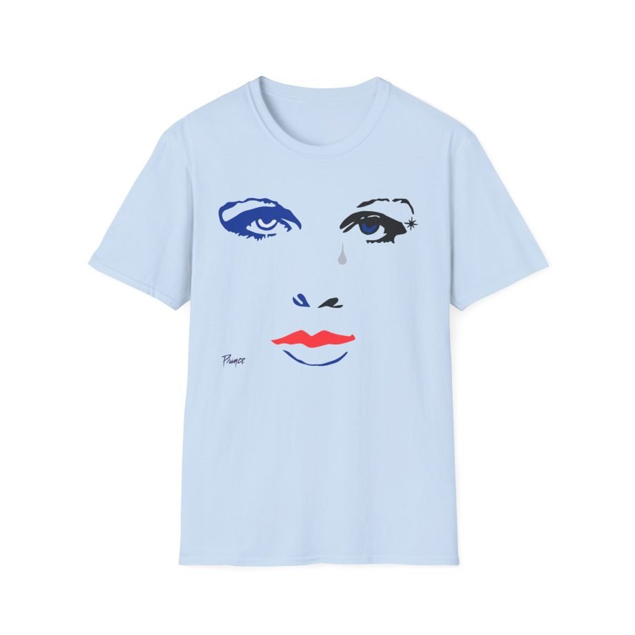 Prince Purple Rain Face Unisex Softstyle T-Shirt