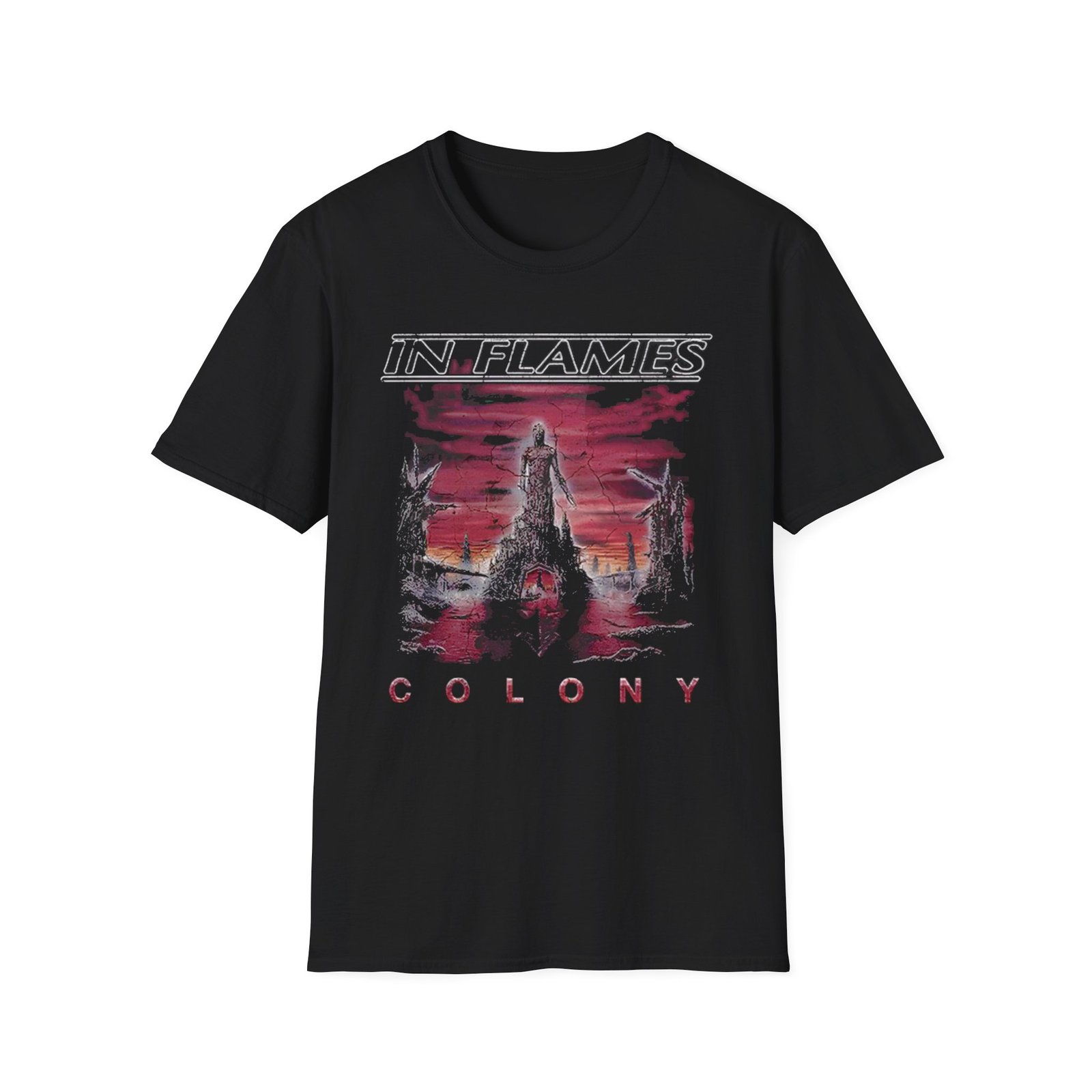 In Flames Colony Unisex Softstyle T-Shirt