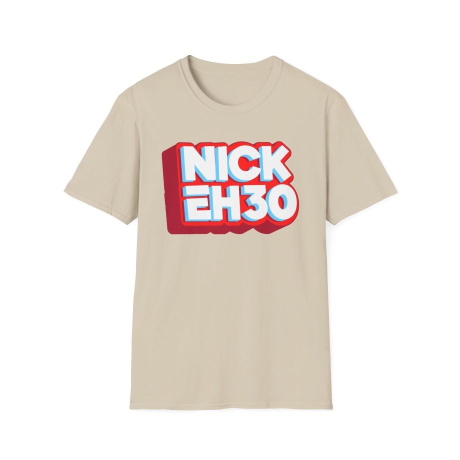 Nick Eh 30 Logo Unisex Softstyle T-Shirt