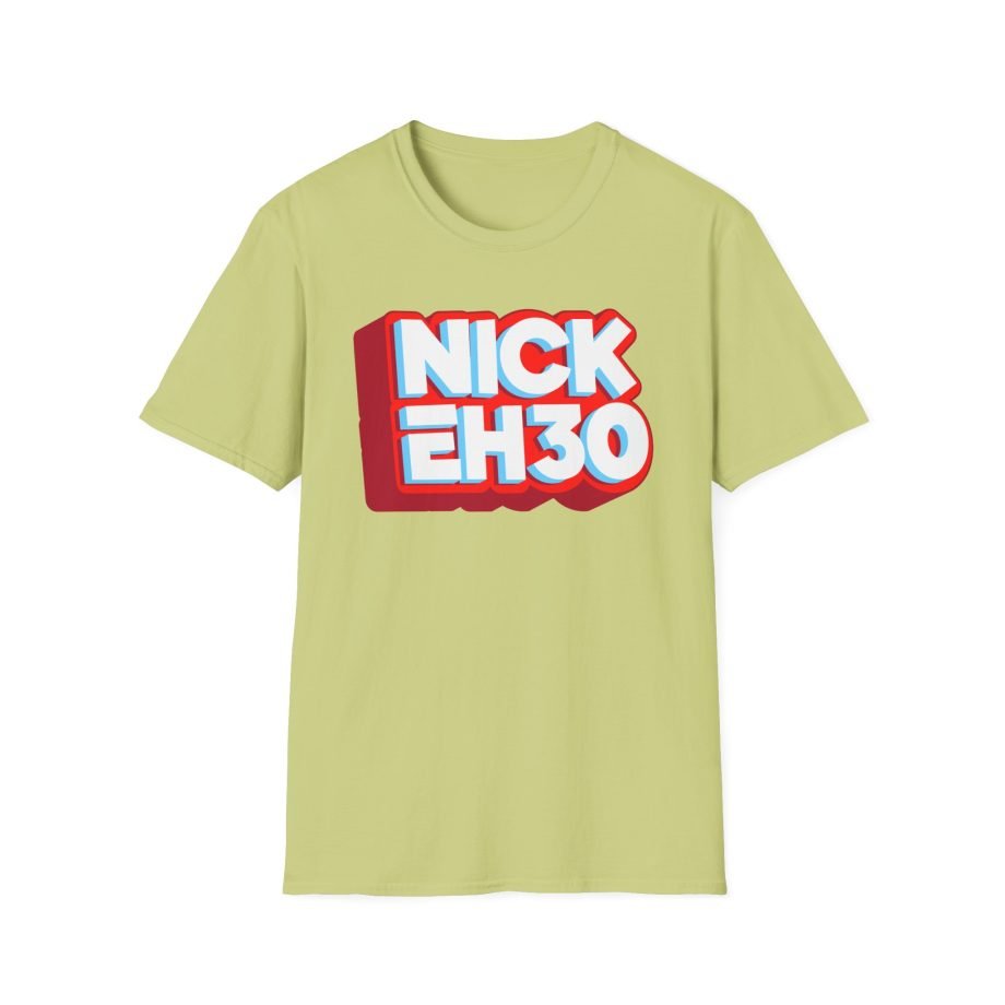 Nick Eh 30 Logo Unisex Softstyle T-Shirt