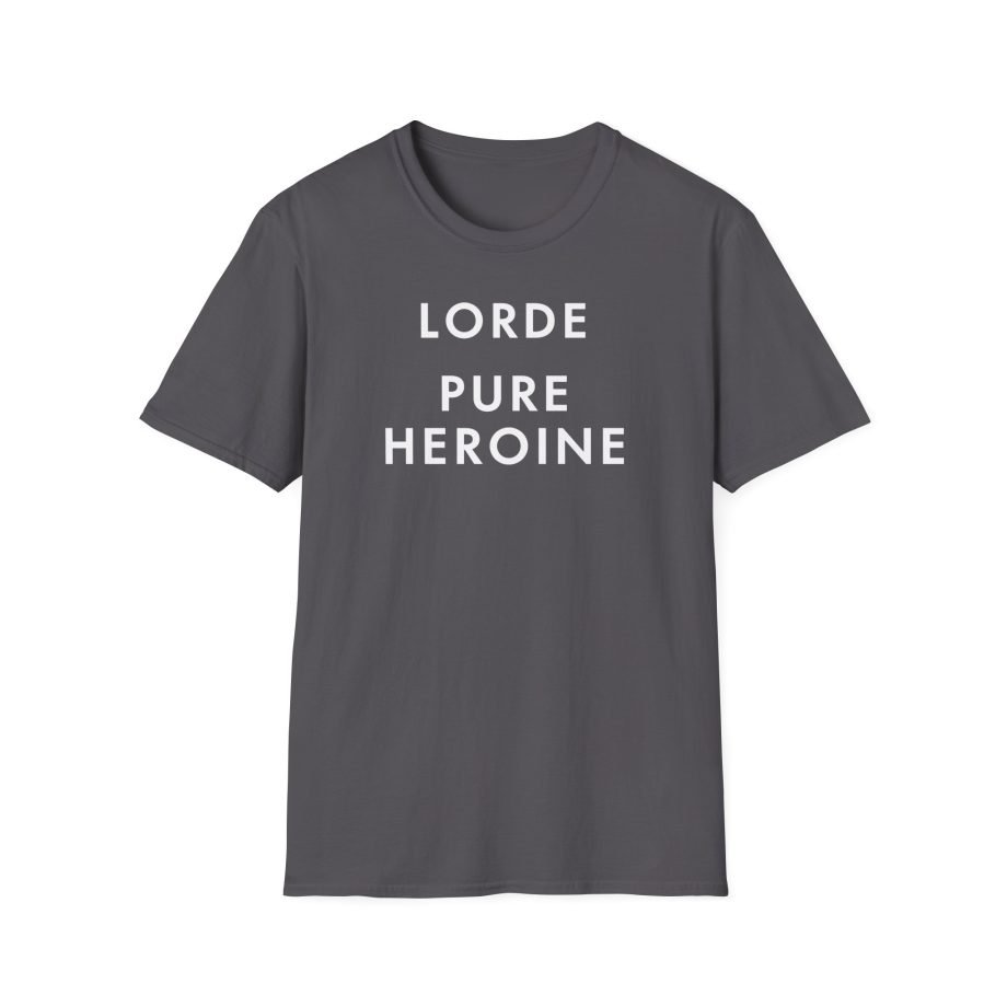 Lorde Pure Heroine Music Album Unisex Softstyle T-Shirt