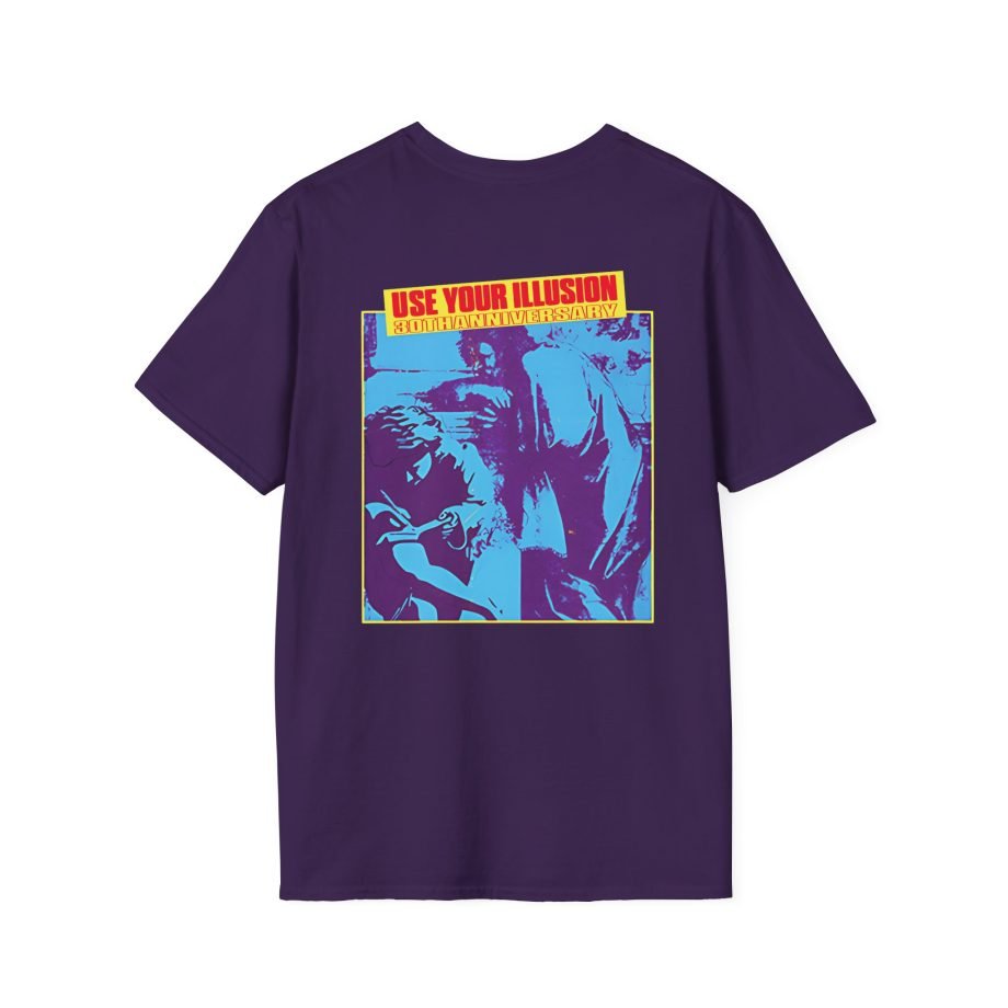 Guns N Roses 30th Anniversary Use Your Illusion Unisex Softstyle T-Shirt