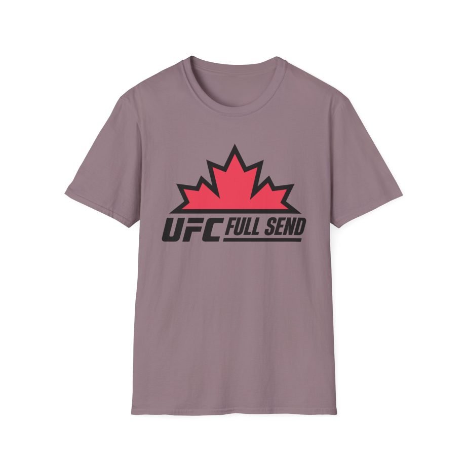 Full Send UFC Canada Leaf Unisex Softstyle T-Shirt