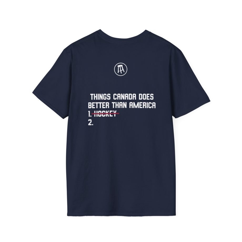 Spittin Chiclets Us Hockey Unisex Softstyle T-Shirt