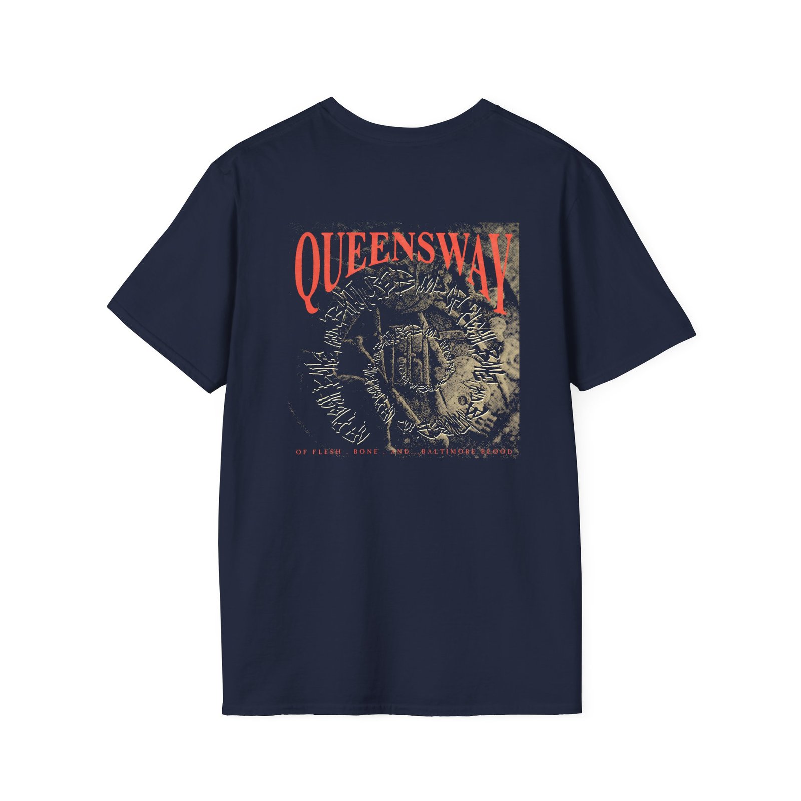 Queensway of Flesh, Bone Unisex Softstyle T-Shirt