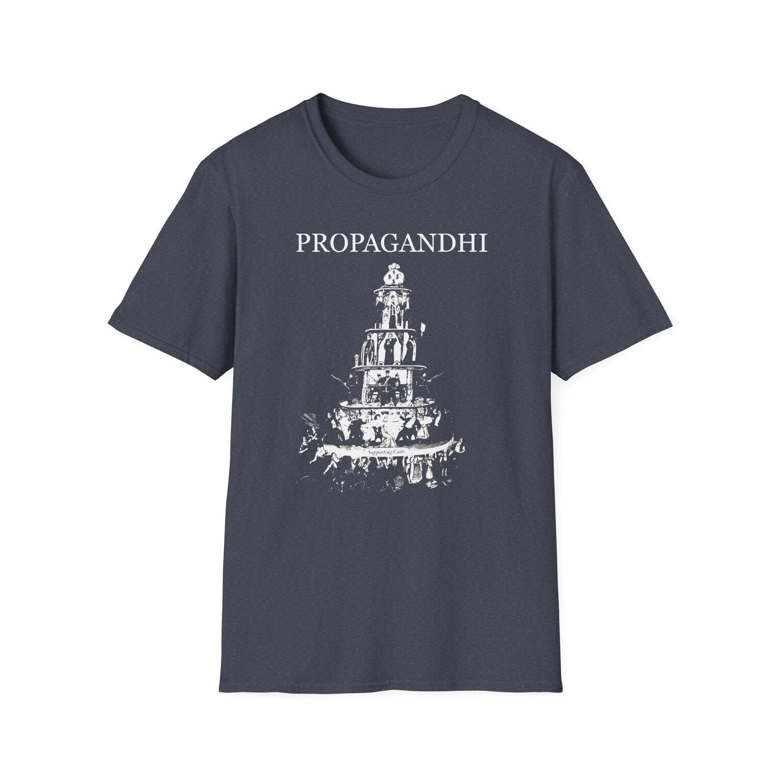 Propagandhi Pyramid Of Capitalism Unisex Softstyle T-Shirt