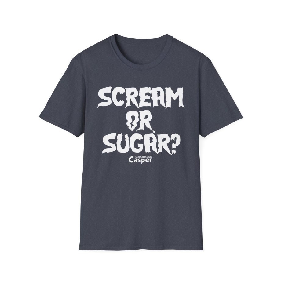 Casper the Friendly Ghost Scream or Sugar Unisex Softstyle T-Shirt