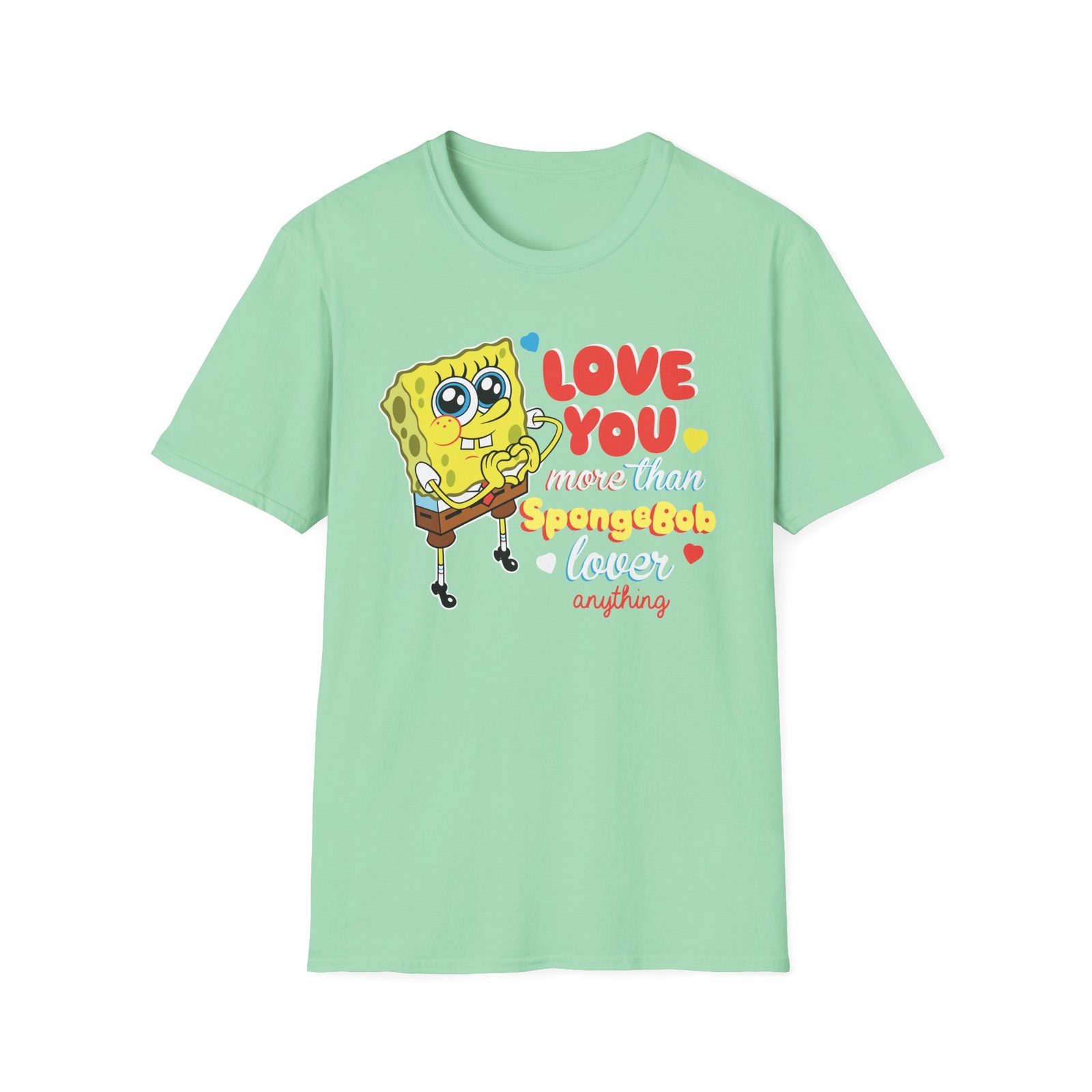 Spongebob Valentine's Day Unisex Softstyle T-Shirt