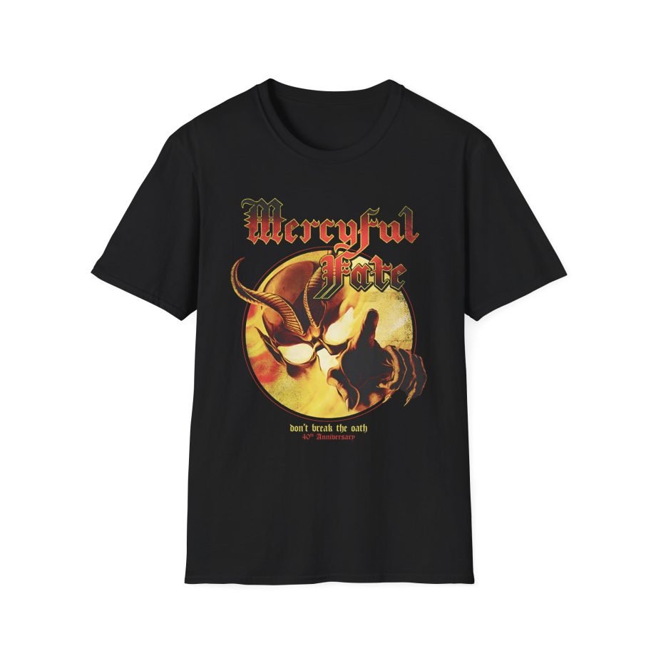 Mercyful Fate Don't Break the Oath 40th Anniversary Unisex Softstyle T-Shirt