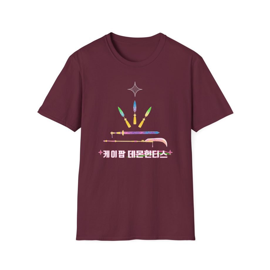 Kpop Demon Hunters Weapons Unisex Softstyle T-Shirt