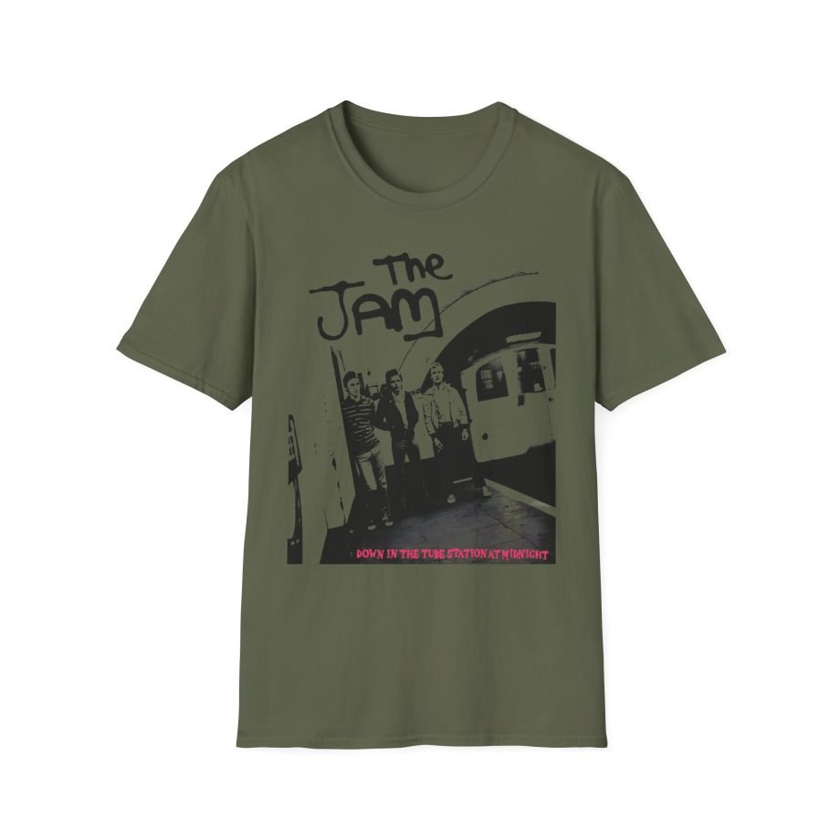 TJ Down at the Tube Station Unisex Softstyle T-Shirt