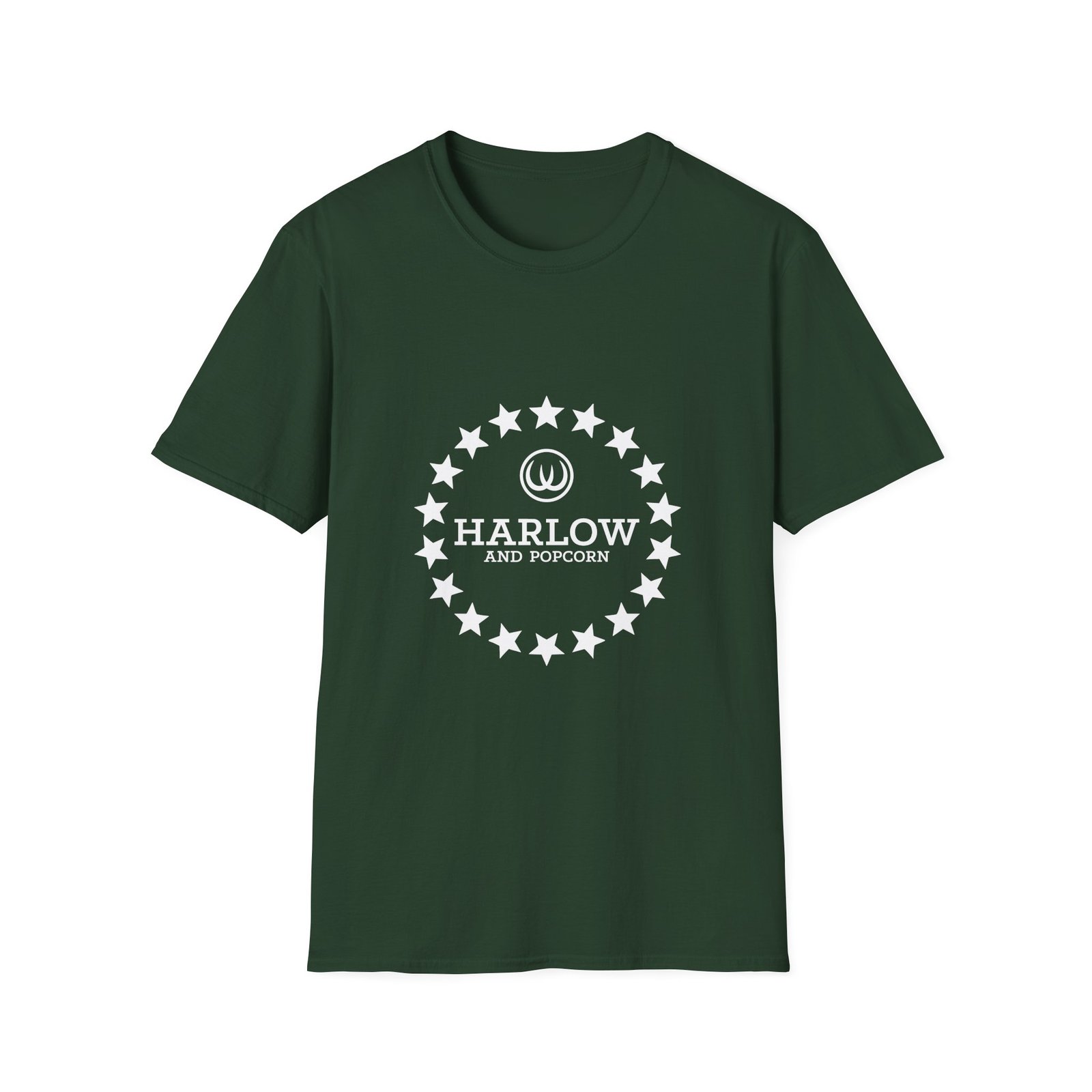 Harlow and Popcorn Unisex Softstyle T-Shirt