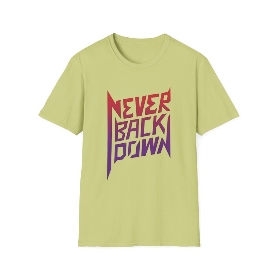 Nick Eh 30 Never Back Down Unisex Softstyle T-Shirt
