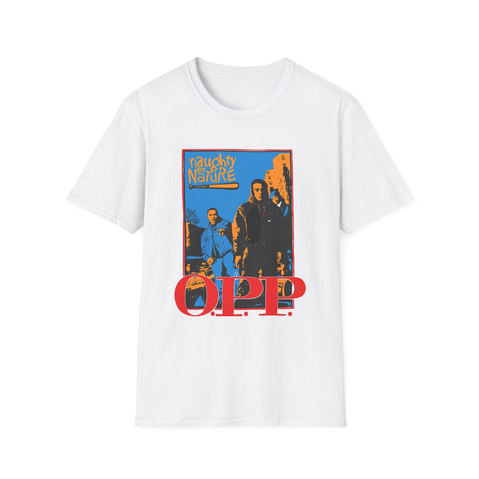 Naughty by Nature Vintage O.P.P. Unisex Softstyle T-Shirt