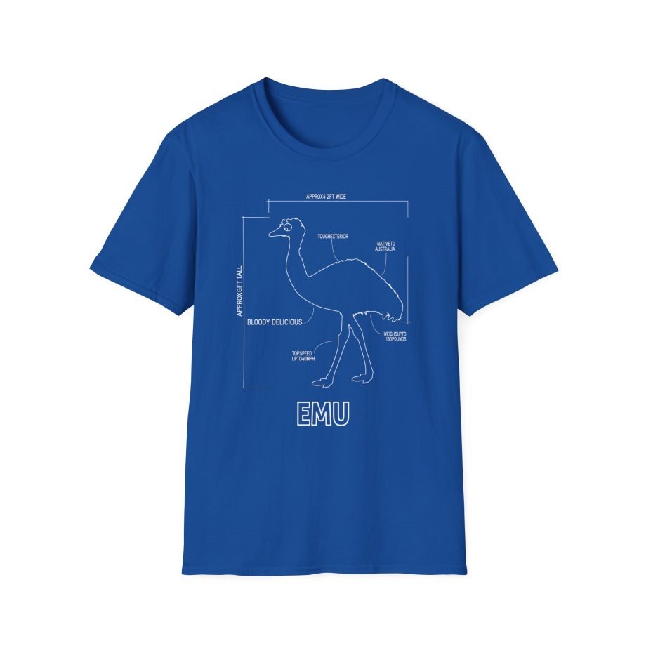 Oversimplified Emu War Unisex Softstyle T-Shirt