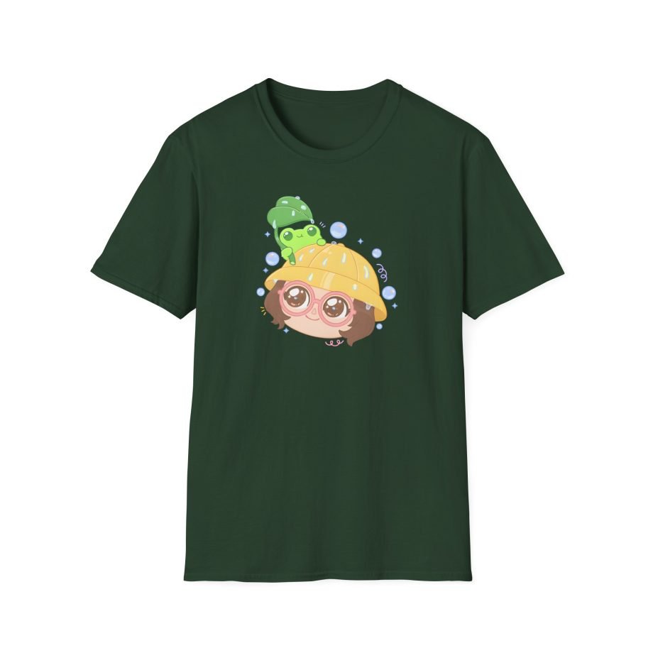 Froggy Crossing Rainy Unisex Softstyle T-Shirt
