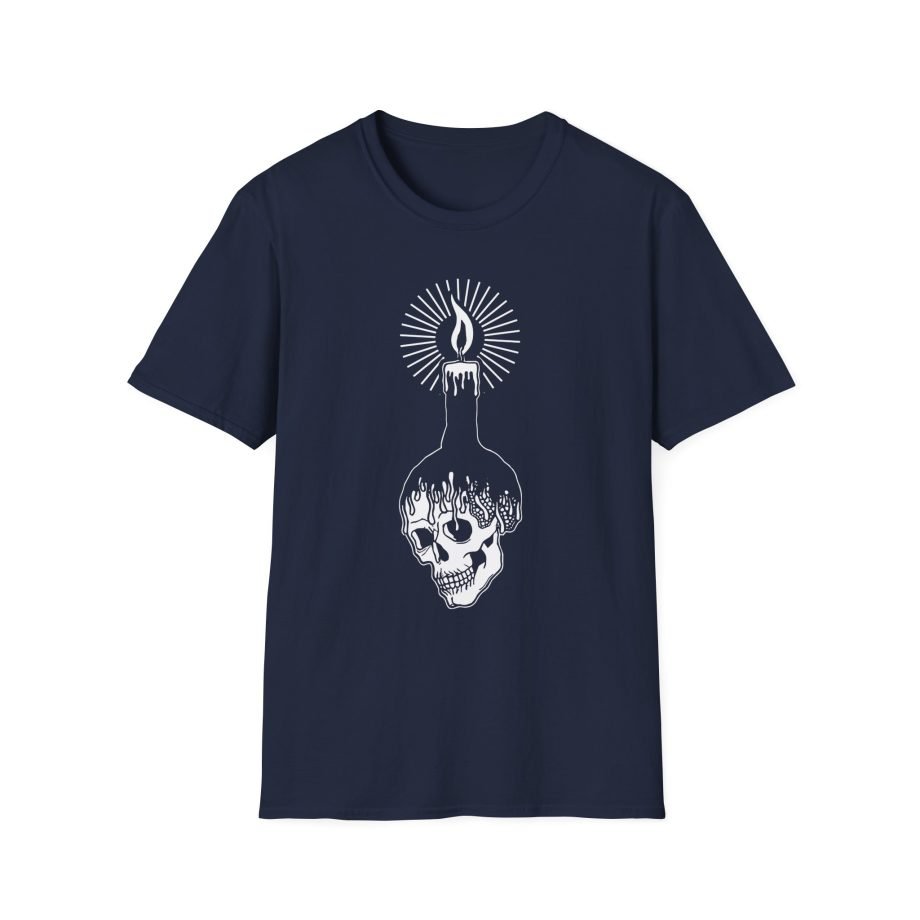 Mastodon Skull Candle Unisex Softstyle T-Shirt