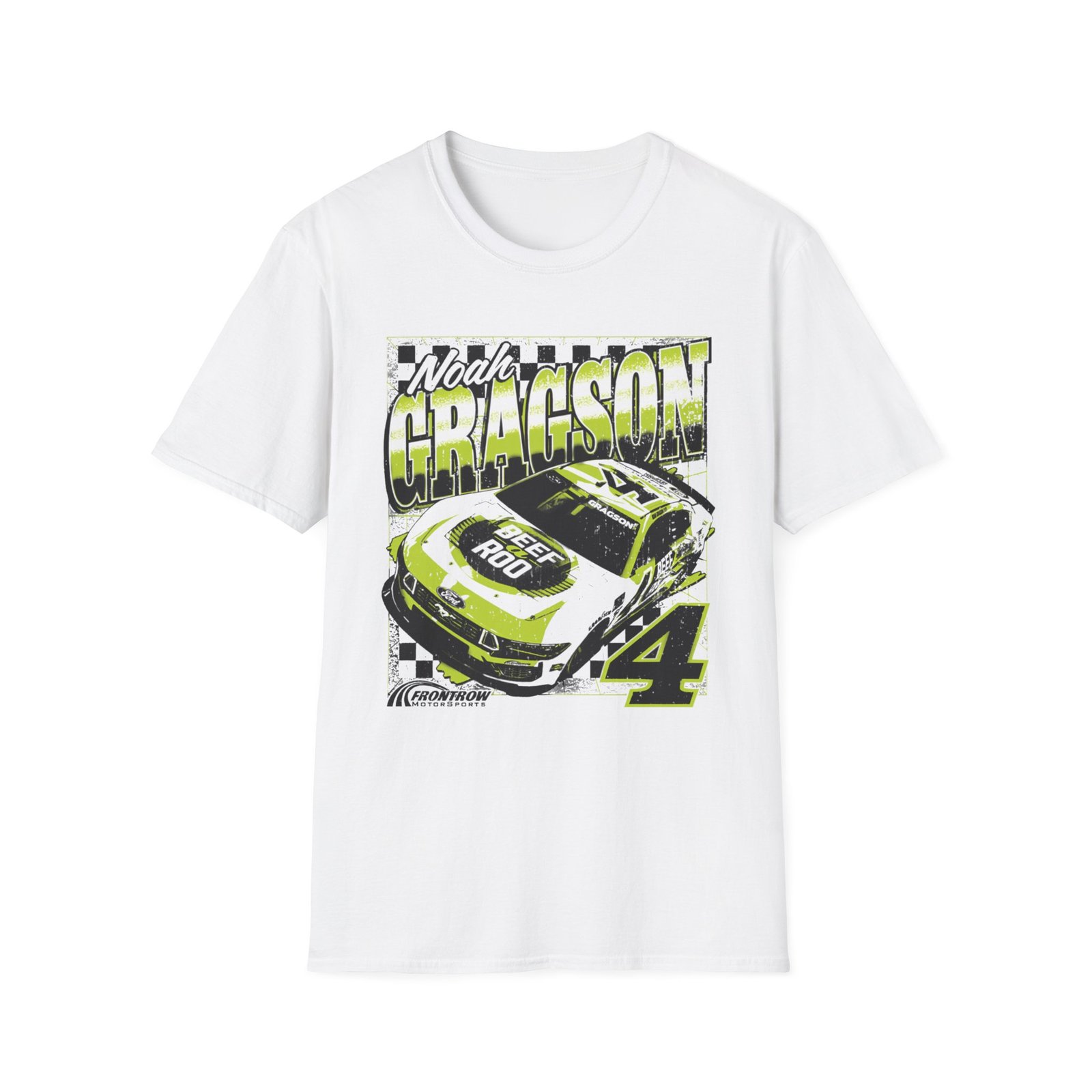 Noah Gragson Beef a Roo 2 Spot Unisex Softstyle T-Shirt