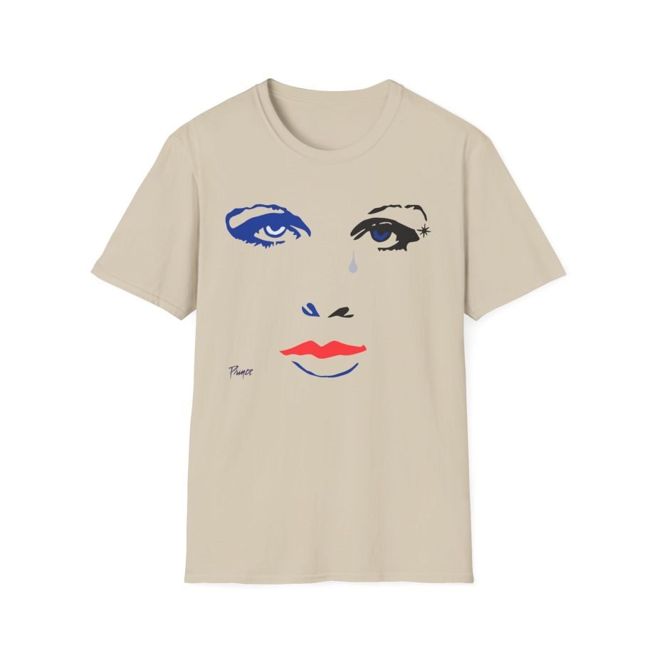 Prince Purple Rain Face Unisex Softstyle T-Shirt