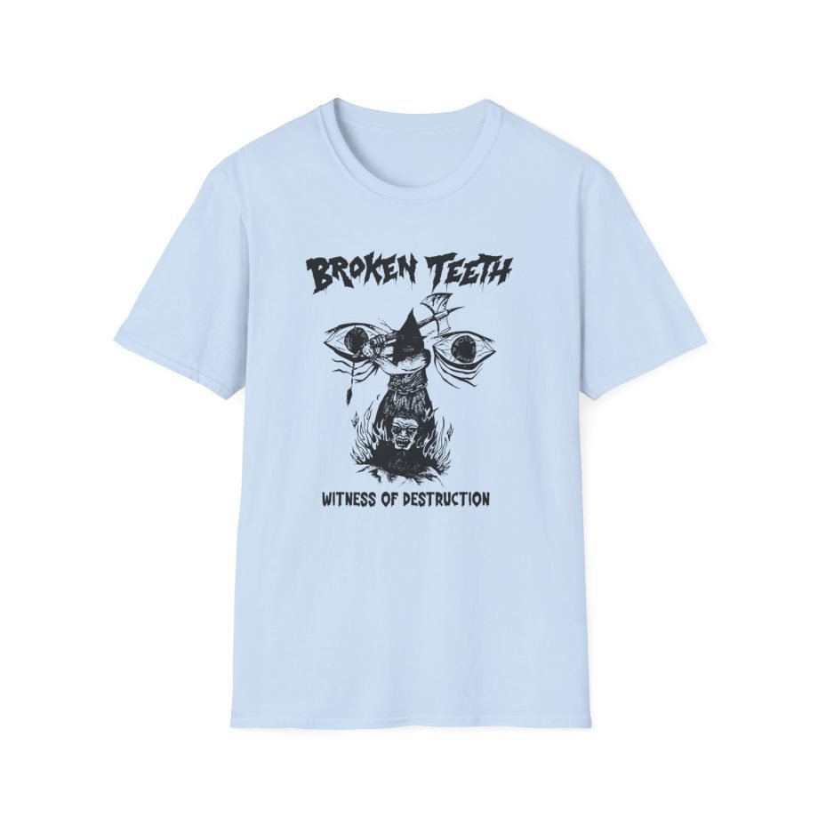 Broken Teeth Witness the Destruction Unisex Softstyle T-Shirt