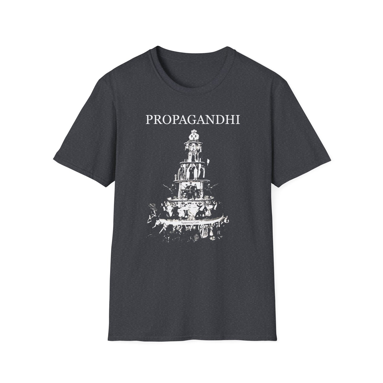 Propagandhi Pyramid Of Capitalism Unisex Softstyle T-Shirt