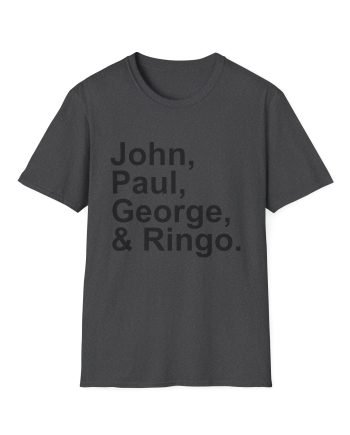 The Beatles John, Paul, George, Ringo Unisex Softstyle T-Shirt