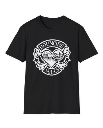 The Bouncing Souls Rocker Heart Unisex Softstyle T-Shirt