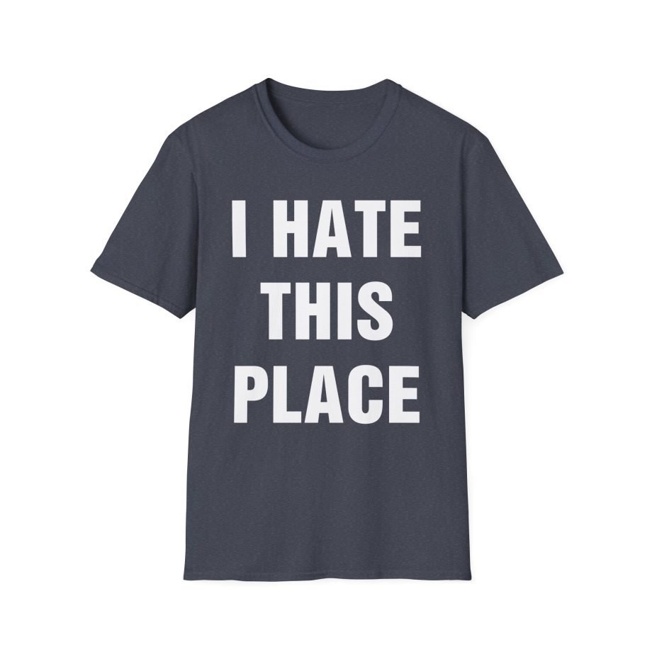 Hot Water Music I Hate This Place Unisex Softstyle T-Shirt