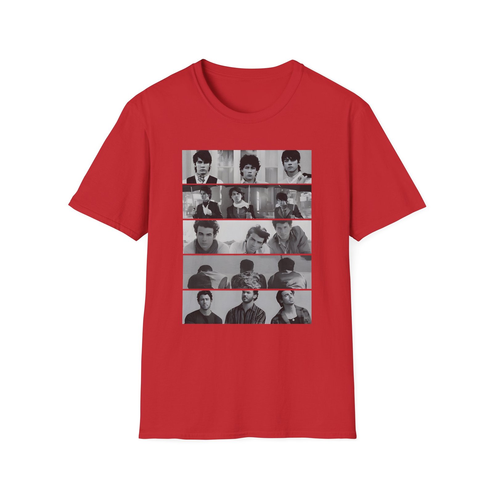 Jonas Brothers Tracklist Unisex Softstyle T-Shirt