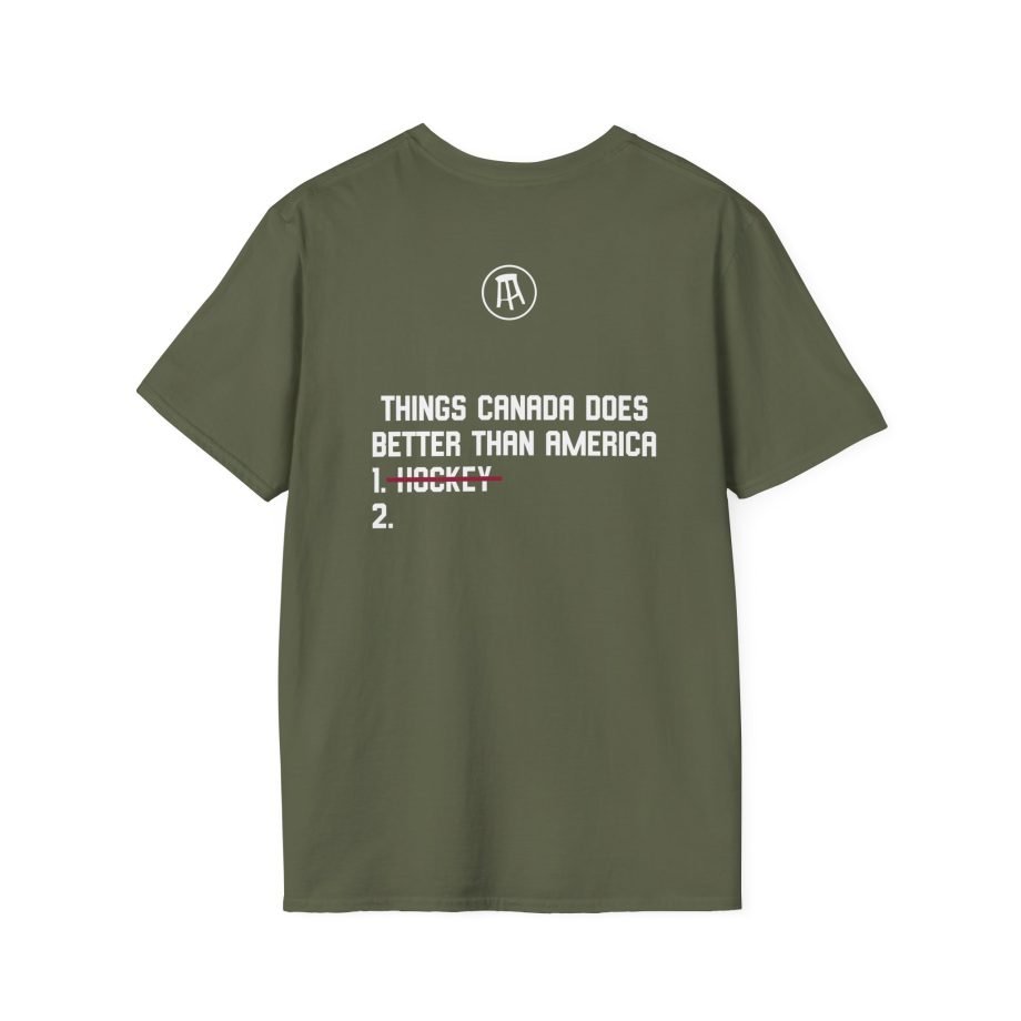Spittin Chiclets Us Hockey Unisex Softstyle T-Shirt