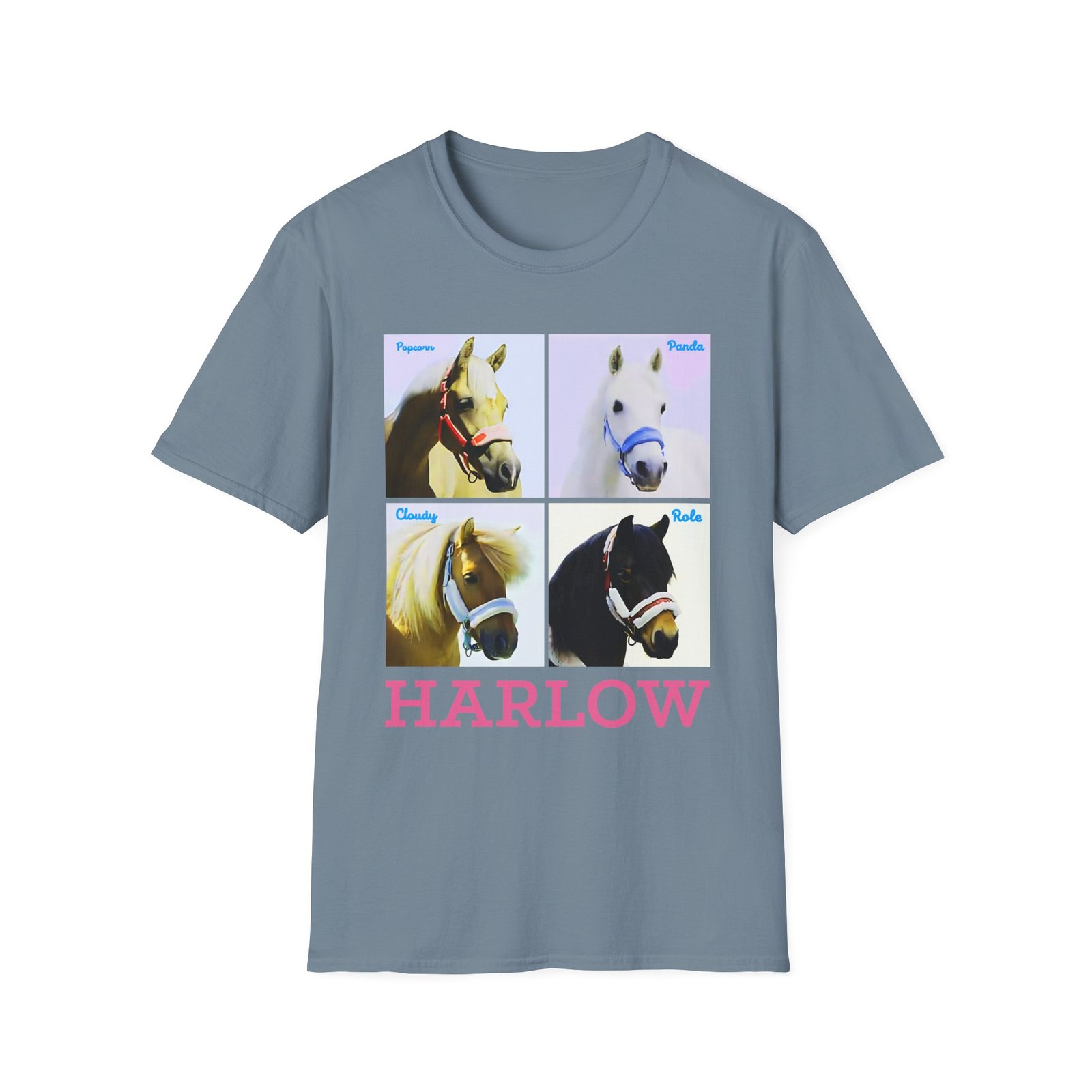 Harlow and Popcorn Unisex Softstyle T-Shirt