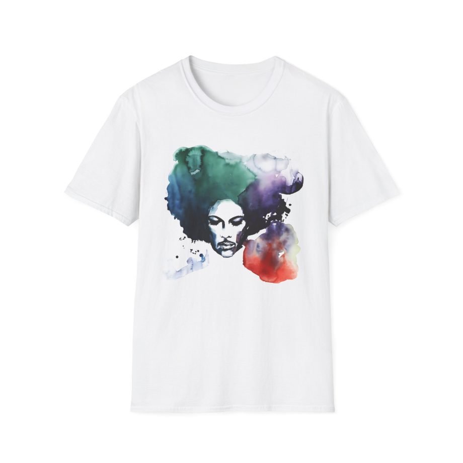 Prince Watercolor Portrait Unisex Softstyle T-Shirt