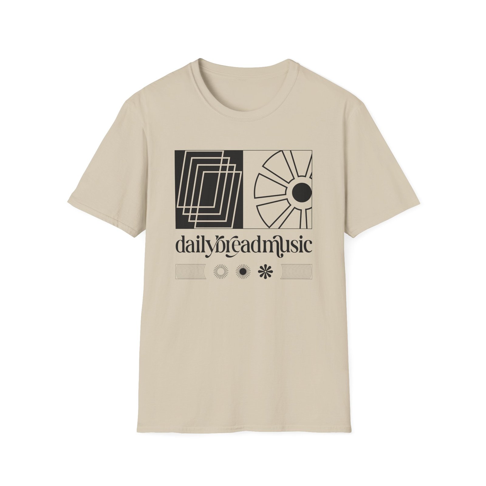 Daily Bread Tri Flower Unisex Softstyle T-Shirt