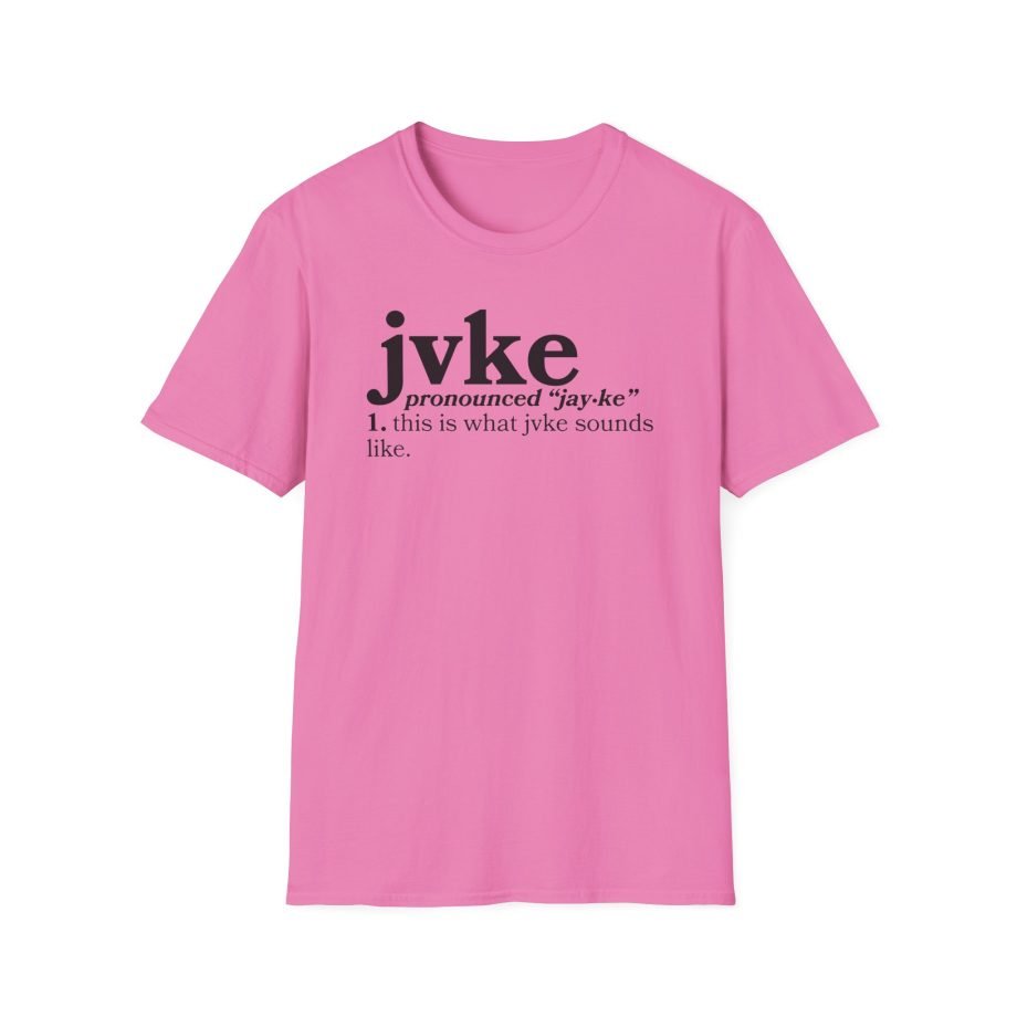 Jvke Pronunciation Unisex Softstyle T-Shirt