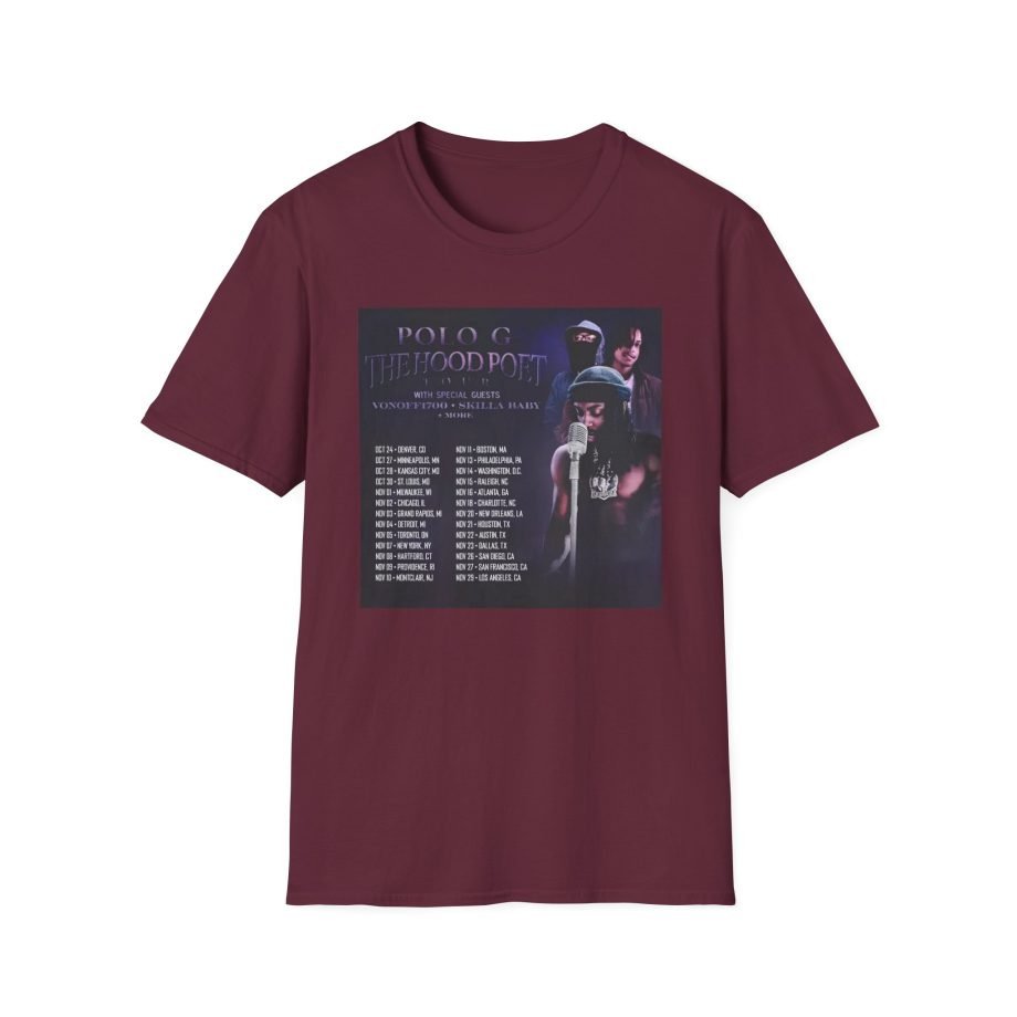 Polo G Hood Poet Unisex Softstyle T-Shirt