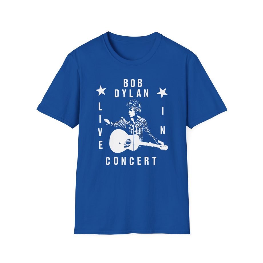 Bob Dylan Live In Concert Unisex Softstyle T-Shirt