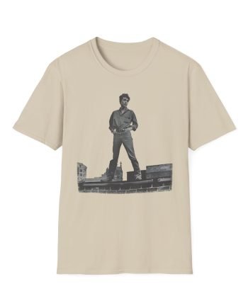 Bob Dylan Rooftop Photo Unisex Softstyle T-Shirt