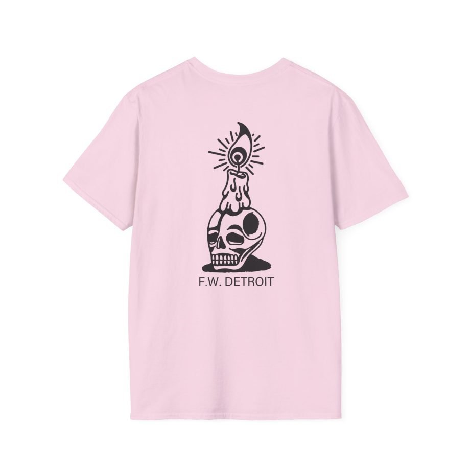 Fireworks Skull Unisex Softstyle T-Shirt