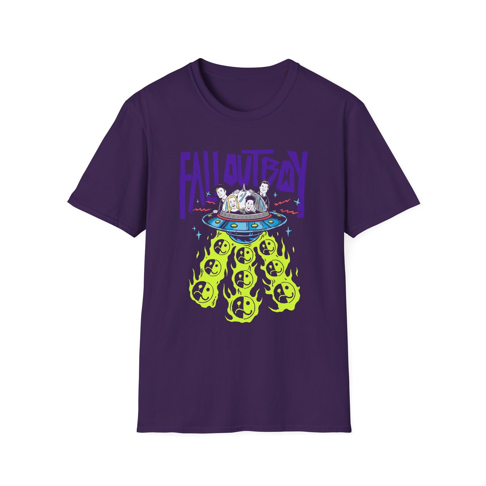 Fall Out Boy UFO So Much For Stardust Tour Unisex Softstyle T-Shirt