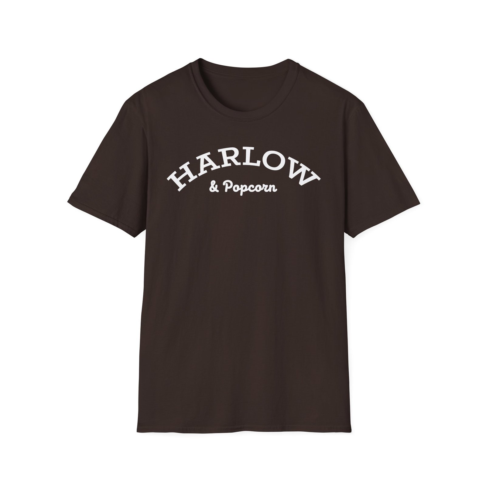 Harlow and Popcorn Unisex Softstyle T-Shirt