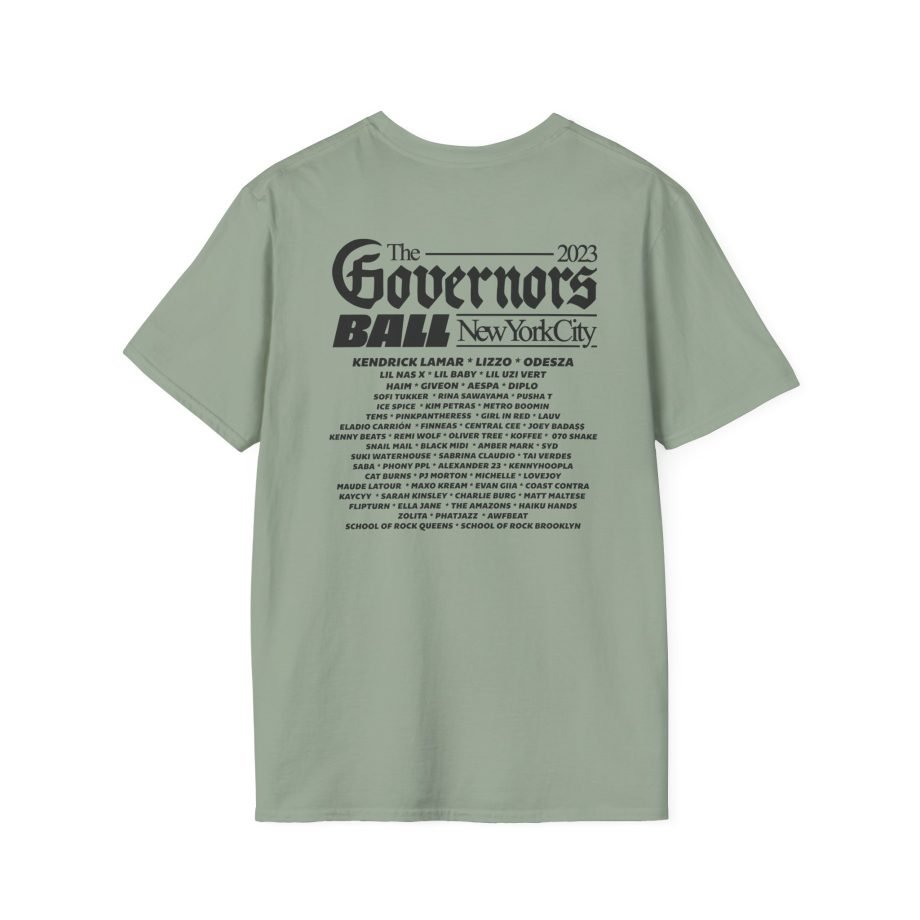 Gov Ball Liberty Skull Unisex Softstyle T-Shirt