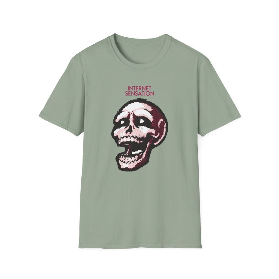 Imallexx Sequin Skull Internet Sensation Unisex Softstyle T-Shirt
